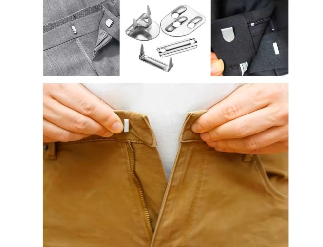 Metal fastener - trouser hook internetu