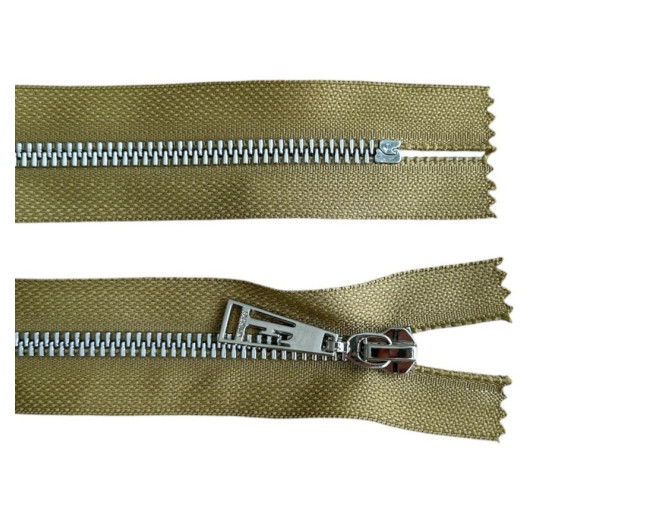 Metalinis užtrauktukas 16cm Smėlio