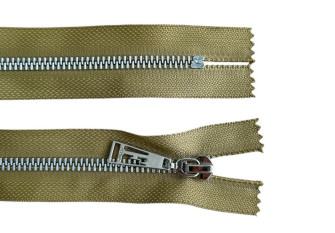 Metal zipper 16cm Sand