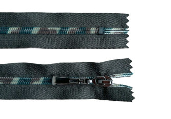 Spiralinis užtrauktukas 16cm Tamsi chaki