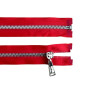 Metal zipper 60cm Red