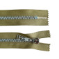 Metal zipper 60cm Sand