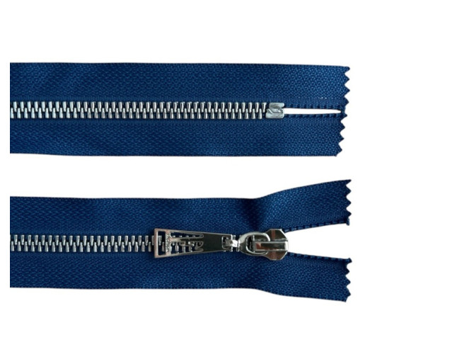 Metalinis užtrauktukas 60cm Tamsiai mėlynas