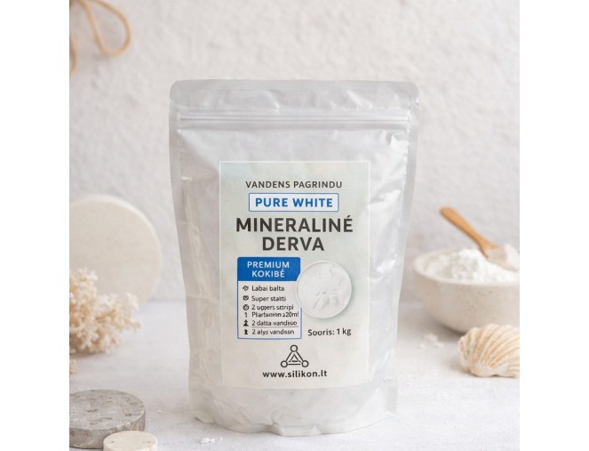 Mineral resin "Pure White" 1kg/2kg/5kg/10kg/25kg