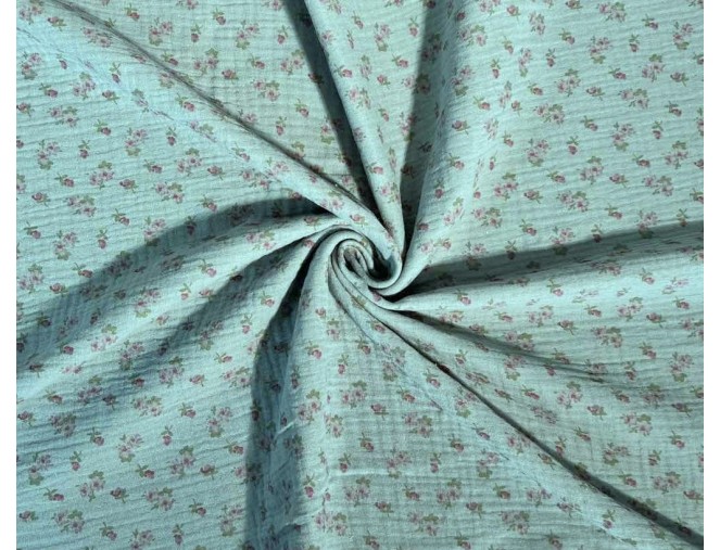 Muslin in Mint Green