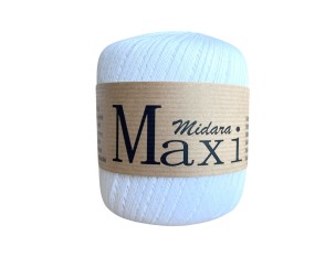 Nėrimo siūlai MAXI 100gr | 530m Balta