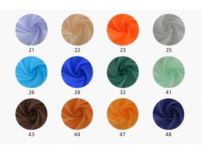 50-meter roll of organza pigiau