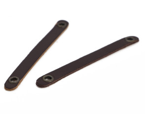 Pakabėlė drabužiams Eko oda Tamsiai ruda