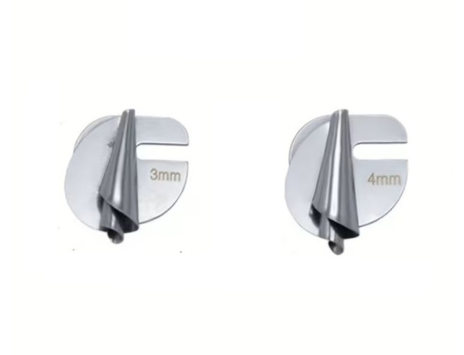 For bending the edge of the foot 3-4 mm