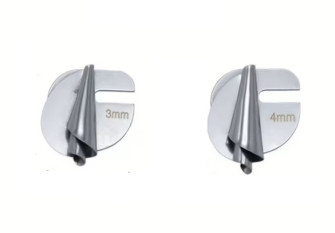 For bending the edge of the foot 3-4 mm