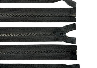 Plastikinių užtrauktukų rinkinys 40cm 10vnt