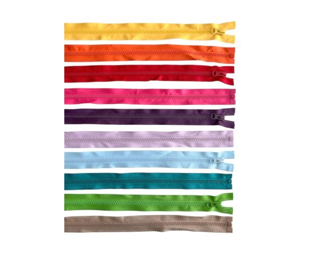 Plastikinių užtrauktukų rinkinys 45cm 10vnt