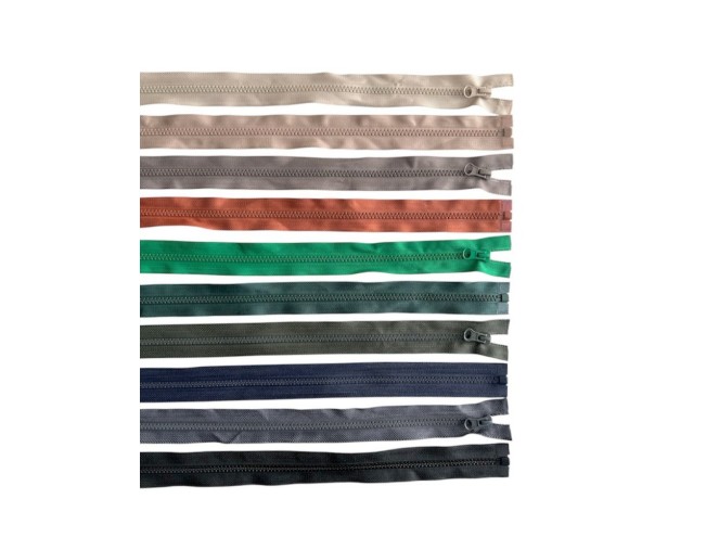 Plastikinių užtrauktukų rinkinys 50cm 10vnt