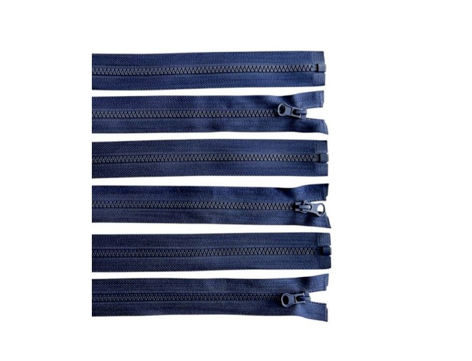 Plastikinių užtrauktukų rinkinys 50cm 10vnt