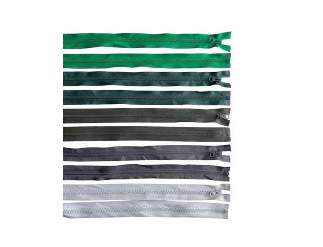 Plastikinių užtrauktukų rinkinys 50cm 10vnt
