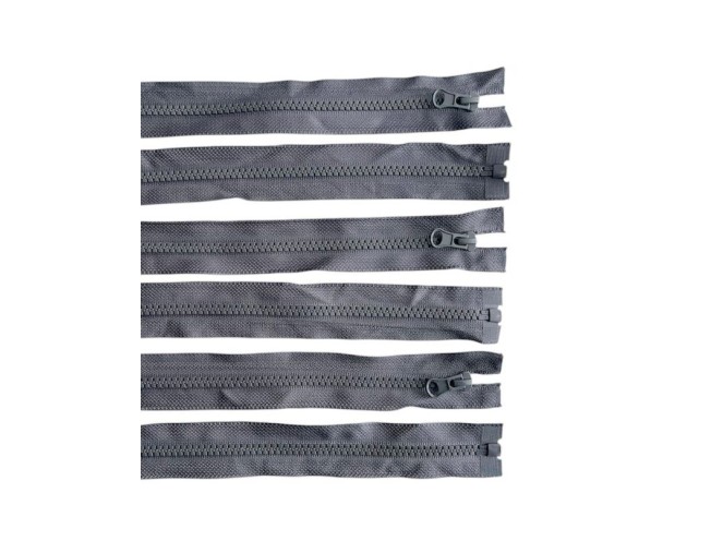 Plastikinių užtrauktukų rinkinys 55cm 10vnt