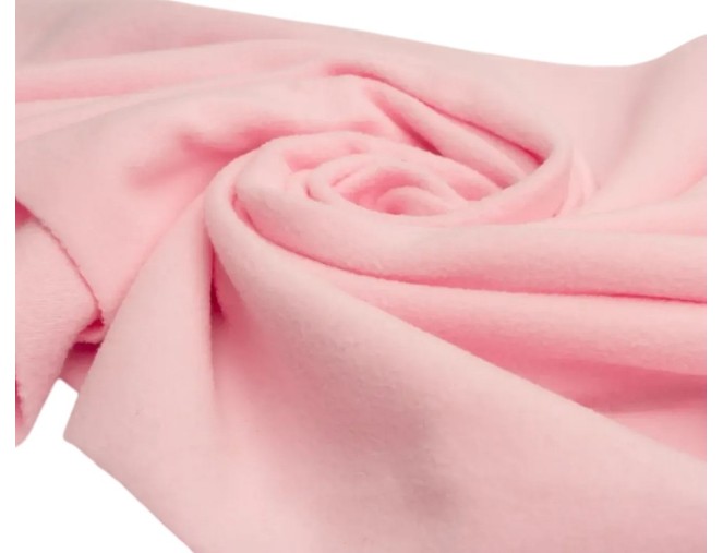 Thin fleece, light pink pigiau