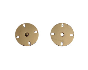 Prisiuvama metalinė spaudė 25mm Auksinė