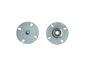 Prisiuvama metalinė spaudė 25mm Sidabrinė