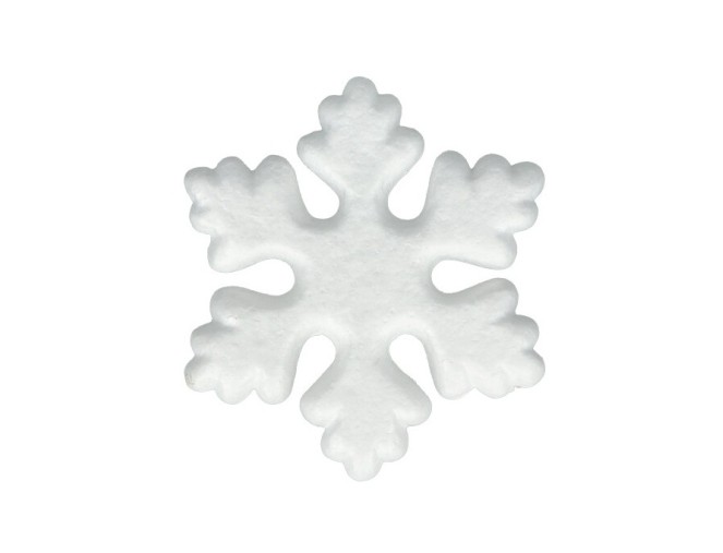 Foam Snowflake, 15.5 cm