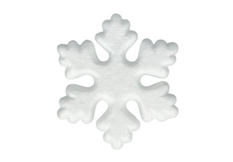 Foam Snowflake, 15.5 cm