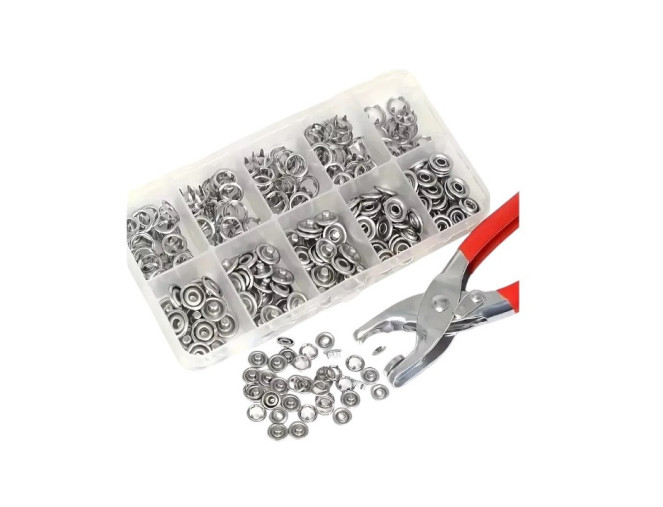 Manual press for 9.5 mm stamps + 100 stamps