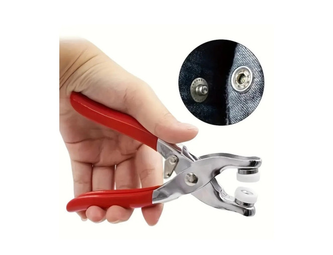 Rankinis presas spaudėms 9,5mm + 50vnt spaudžių pigiau
