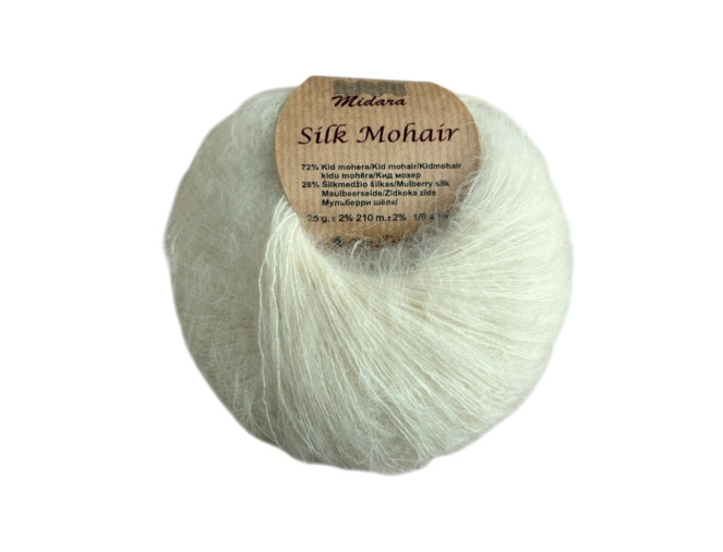 Silk mohair 025 Ekru