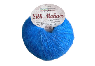 Silk mohair 520 Cornflower blue