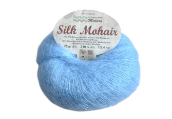 Silk mohair 550 Light blue