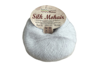 Silk mohair 905 Light gray