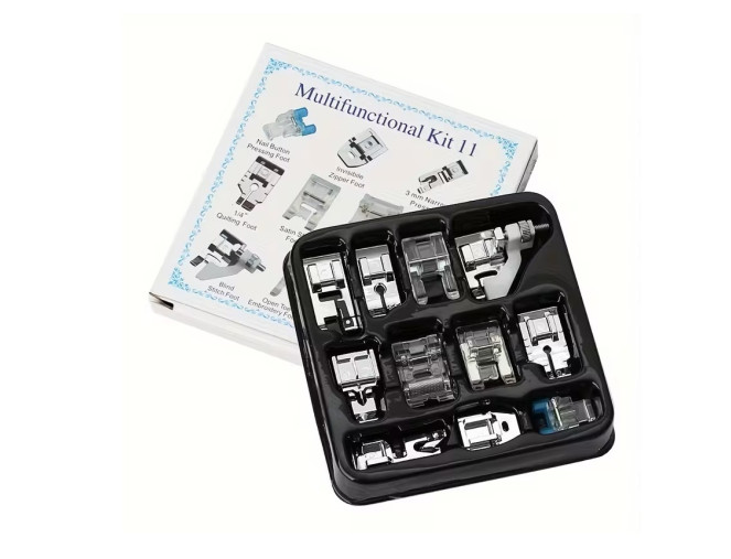 Sewing foot set, 11 pcs. pigiau
