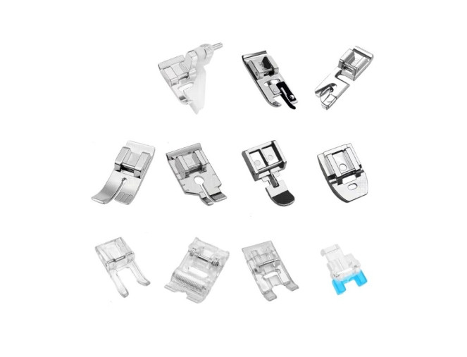 Sewing foot set, 11 pcs.