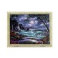 Embroidery picture with thread, 40x50 cm, Landscape