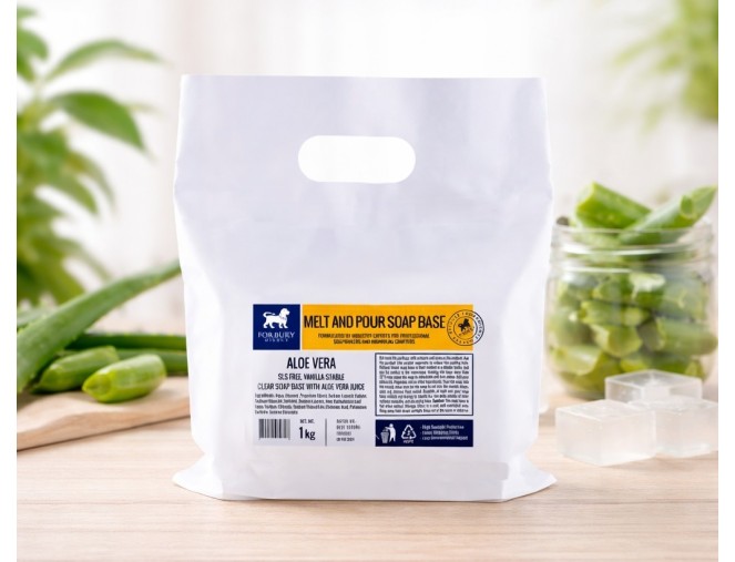 Clear soap base with aloe vera (SLS-free) - Forbury 1-6-12 kg