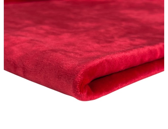 Soft Velour, Red