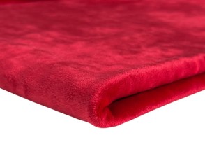 Soft Velour, Red