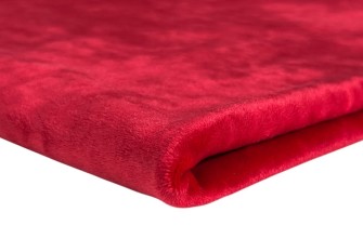 Soft Velour, Red