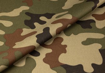 Stora medvilnė Canvas Kamufliažinė | 250gr/kv.m