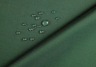 Dark green water-resistant Oxford fabric remnant No. 154