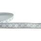 National Ribbon, 15 mm, Gray and White