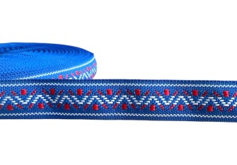 Tautinė juostelė 18mm Mėlyna