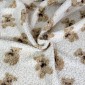 Teddy fabric, "Little Bears," cream-colored, 320 g/sq. m.