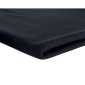 Three-thread looped knit fabric, black