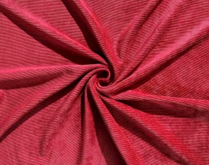Velvetas su elastanu Raudona