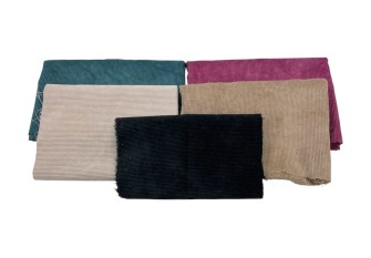 Set of Velvet Fabric Scraps No. 19