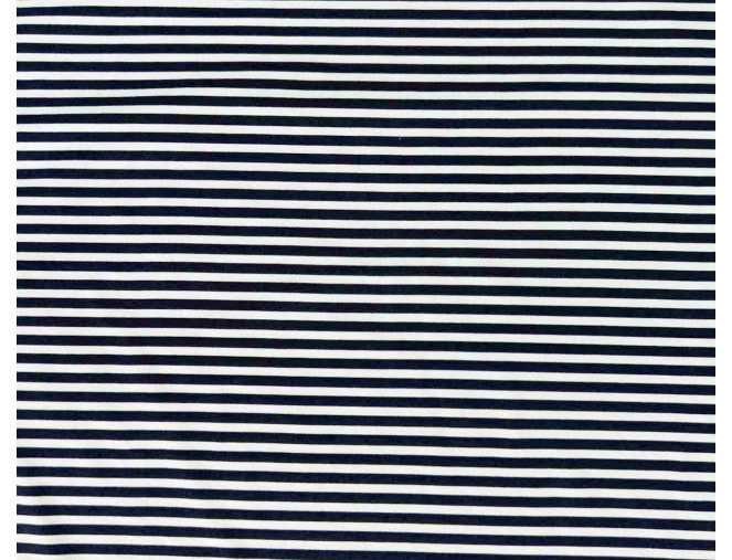 Viscose jersey Dark blue striped pigiau