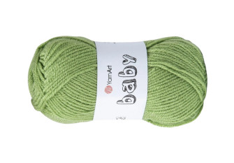 YarnArt Baby 69 Samanų žalia