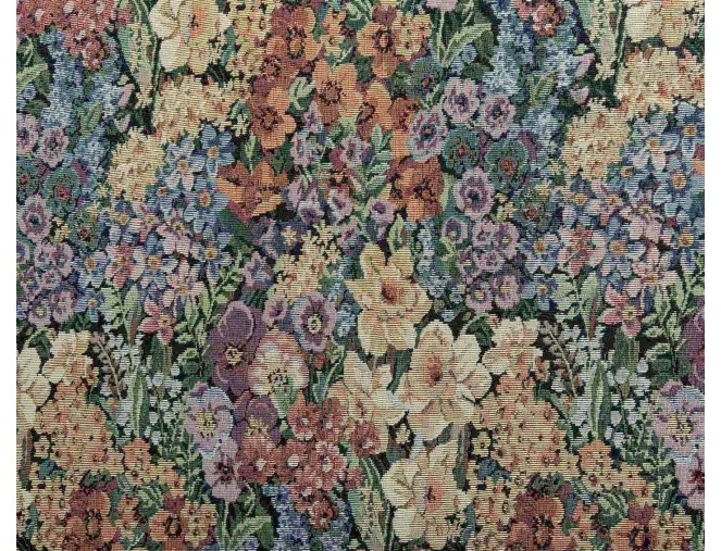 Jacquard Tapestry: Colorful Flowers internetu