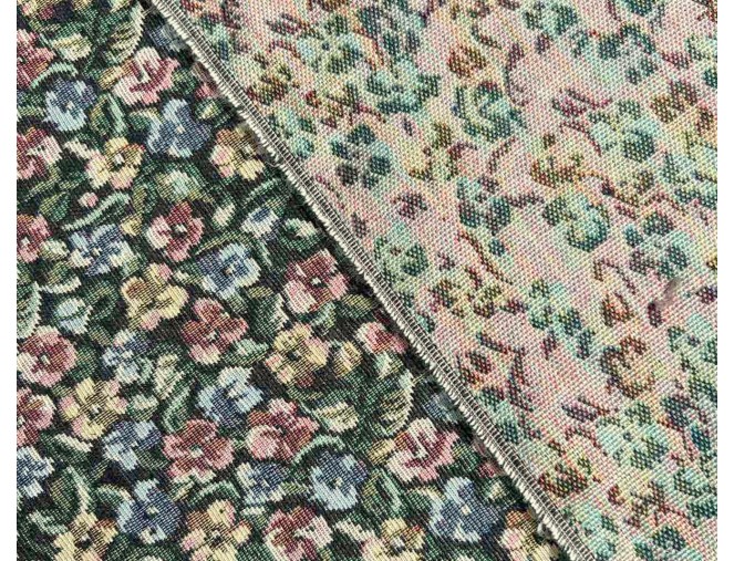 Jacquard Tapestry: Colorful Flowers pigiau